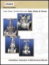 AIV Master Valve Distributor for Crane Valves - Crane Valves Catalogs - Cast Steel Installation and Operation Manual