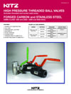 AIV Master Valve Distributor for Kitz USA - Ball Valves - High Pressure Threaded Ball Valves